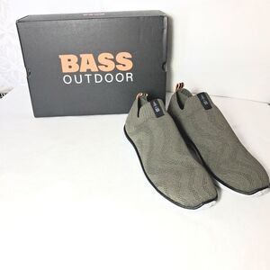 Bass Outdoor Hex Knit Pull-On Sneakers — Deep Lichen Green Shoe